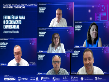webinar dedicado à fiscalidade