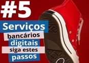 Serviços bancários digitais. Siga estes passos para se manter seguro